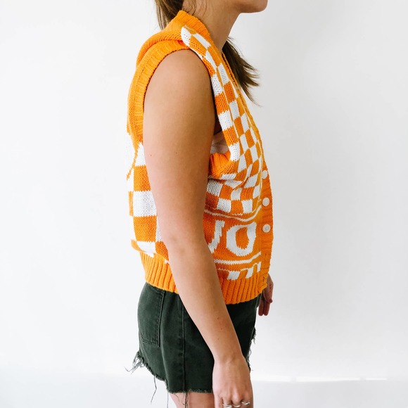 Vintage University Of Tennessee Orange Vest - Picture 4 of 10